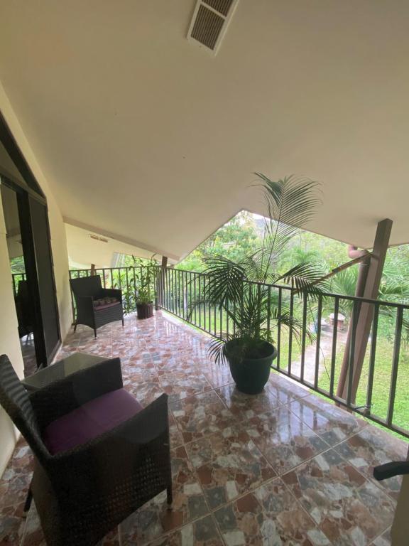 Balkón nebo terasa v ubytování Villa Pura Vida