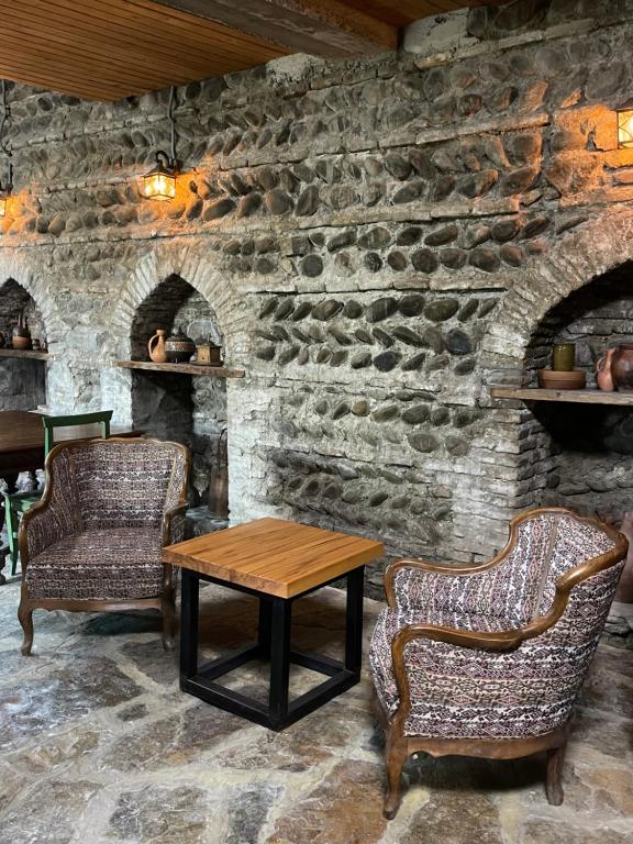 Posezení v ubytování Guest House Savane