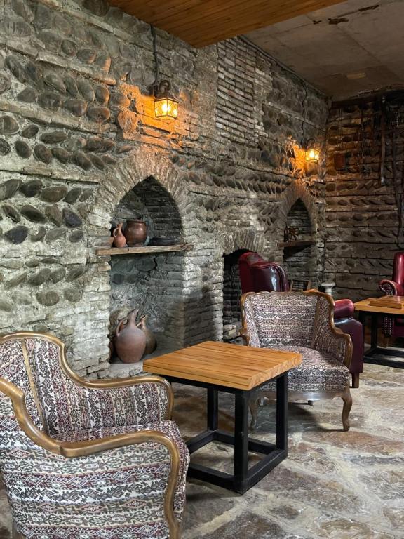 Posezení v ubytování Guest House Savane