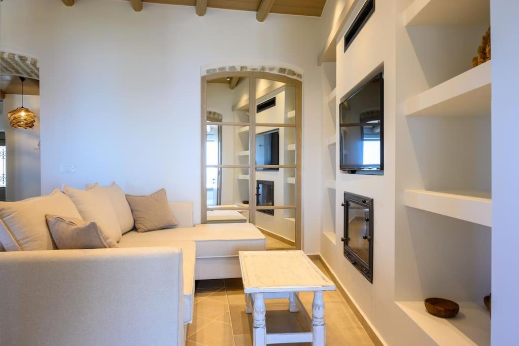 Posezení v ubytování Manolis House