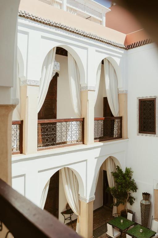 Balkón nebo terasa v ubytování Riad Dar Dialkoum