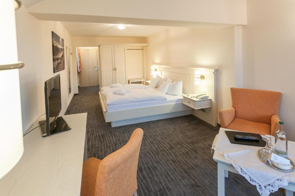 Postel nebo postele na pokoji v ubytování Hotel Magdalenenhof inklusive MeineCardPlus