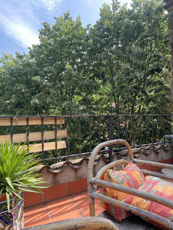 Zahrada ubytování Casa Rural para descansar piscina cerca