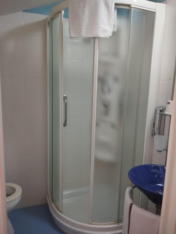 Koupelna v ubytování Hotel Imperiale & SPA