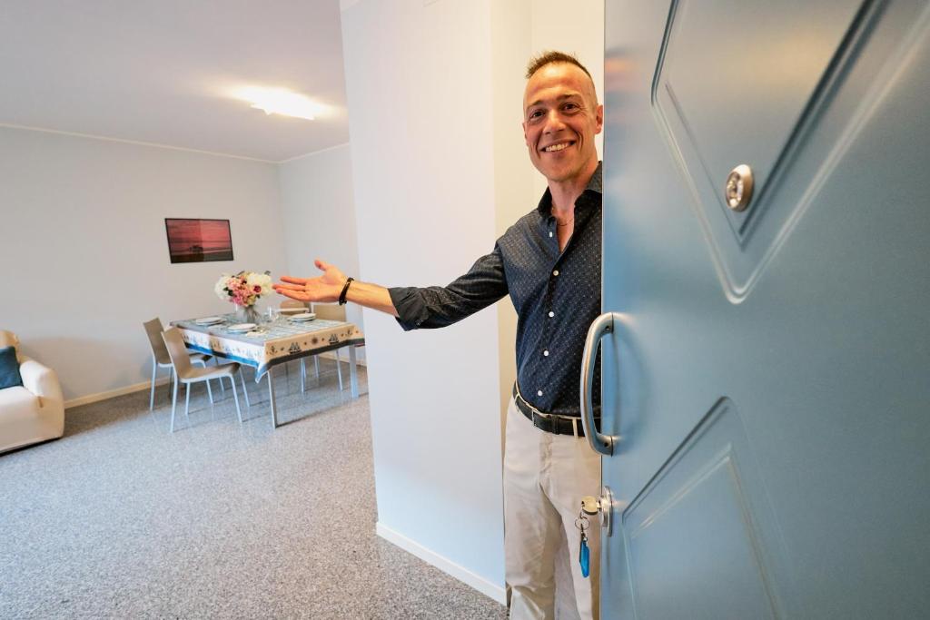 Telewizja i/lub zestaw kina domowego w obiekcie Discover Tortoreto