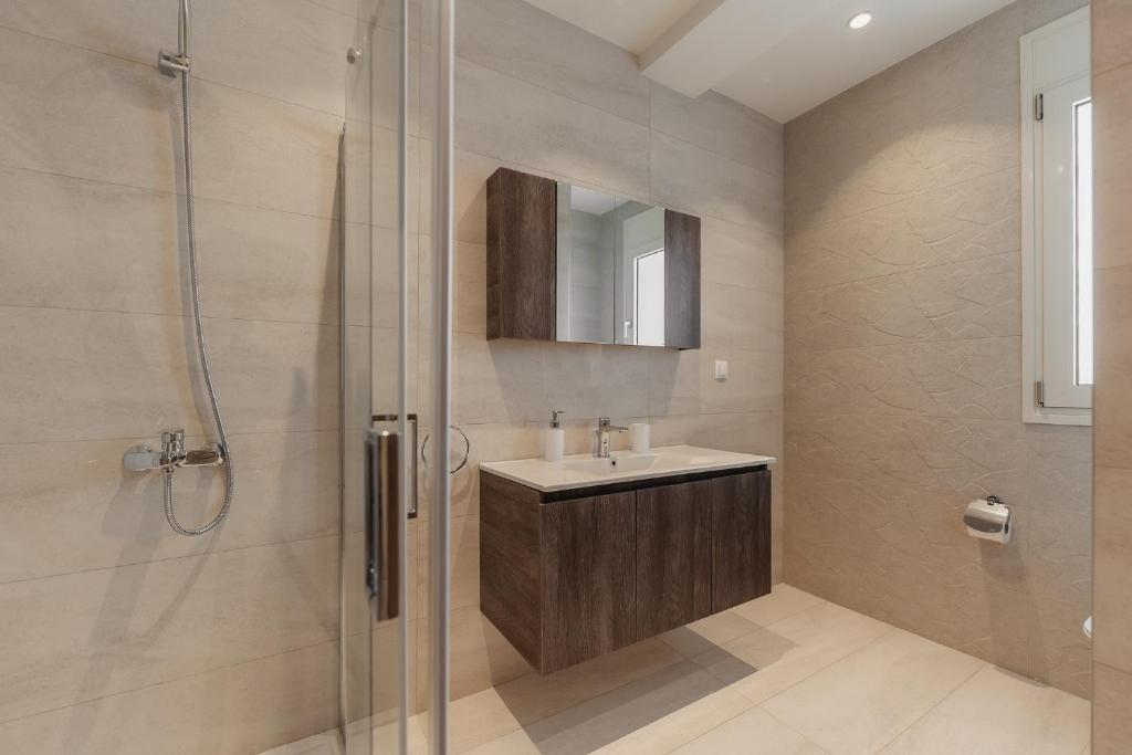 Koupelna v ubytování Kalisun Exclusive Villas