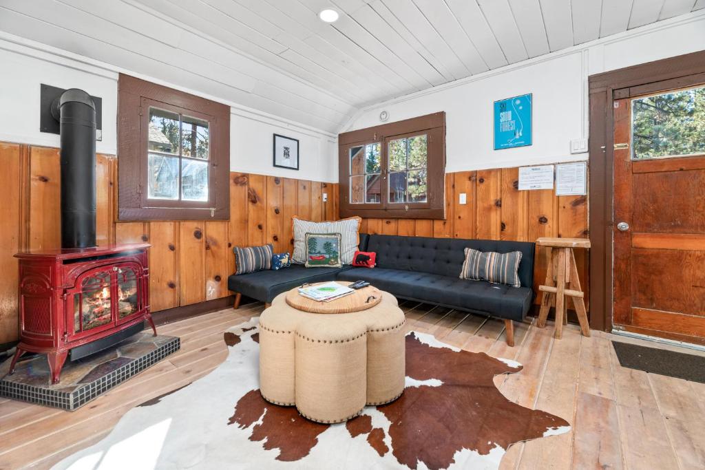 Χώρος καθιστικού στο Finns Fish Camp - Walking distance to Lake and Village! Back patio with barbecue, fully fenced yard!