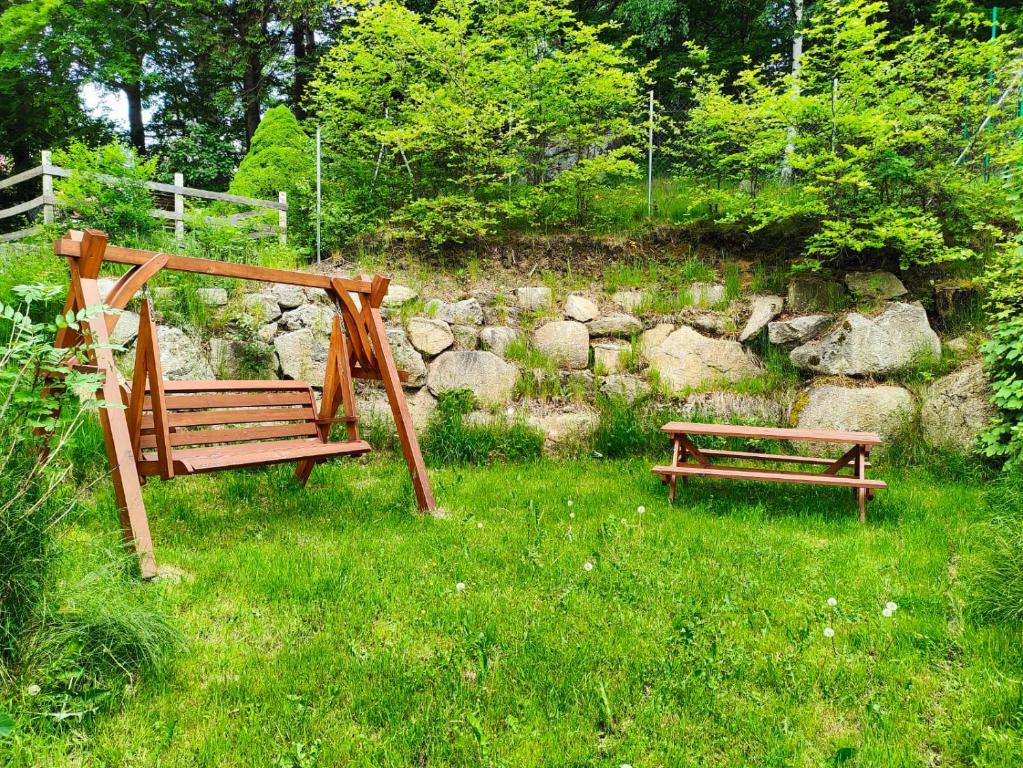 Zahrada ubytování Willa Rozalia