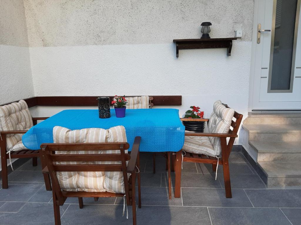 Posezení v ubytování Apartma Kanal