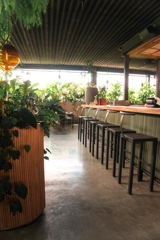 Restaurace v ubytování The Art Hotel Medellin