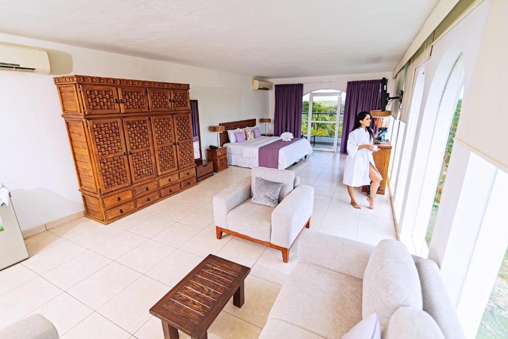 Zona d'estar a Uxmal Resort Maya