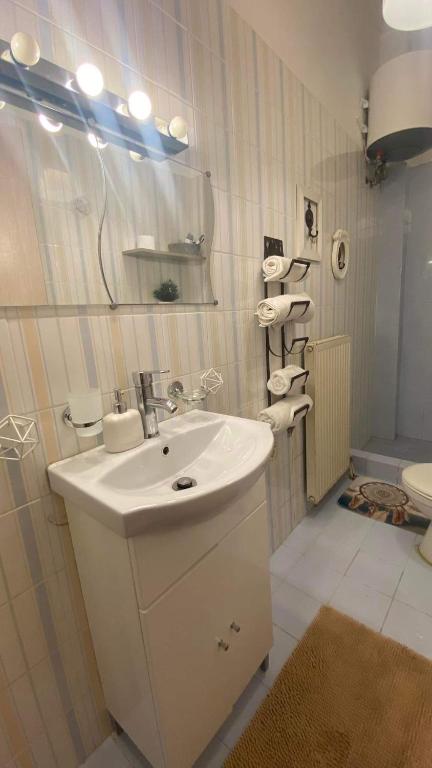Koupelna v ubytování cozy minimal apartment