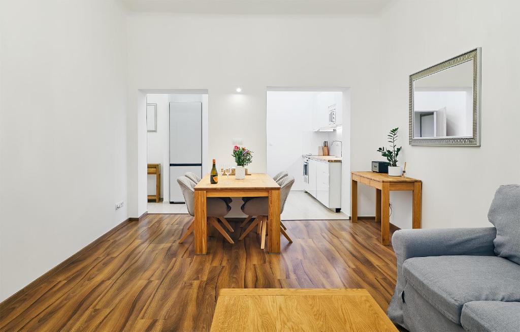 Kuchyň nebo kuchyňský kout v ubytování IMPERIAL Apartments