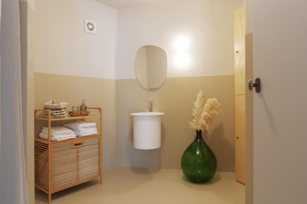 Koupelna v ubytování Casa Cunicchio