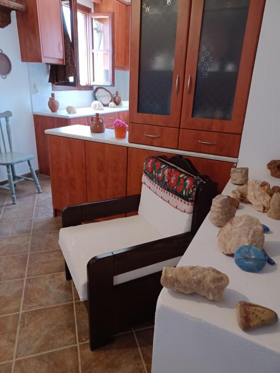 Kuchyň nebo kuchyňský kout v ubytování LALAROUS Studios & Apartments