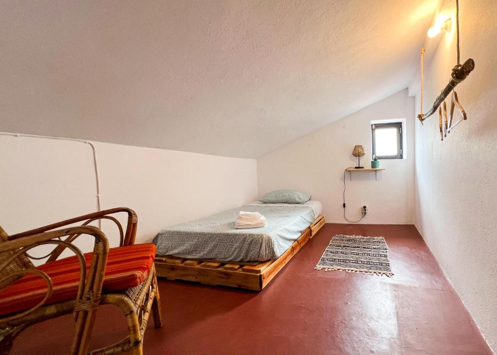 Postel nebo postele na pokoji v ubytování OV Apúlia