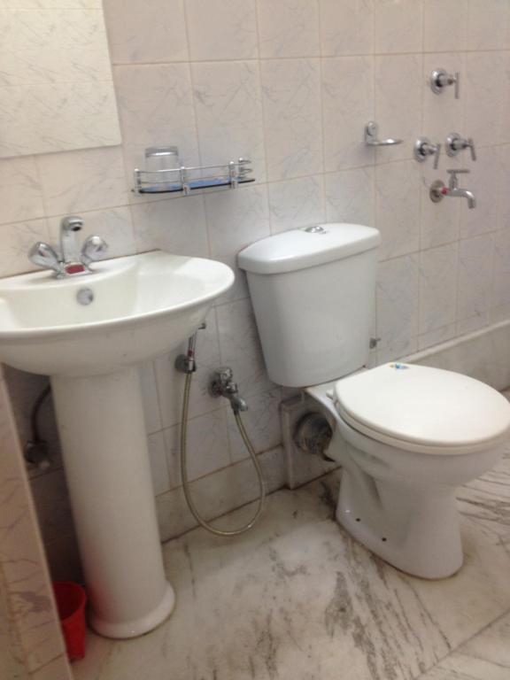 Koupelna v ubytování Hotel Nest International