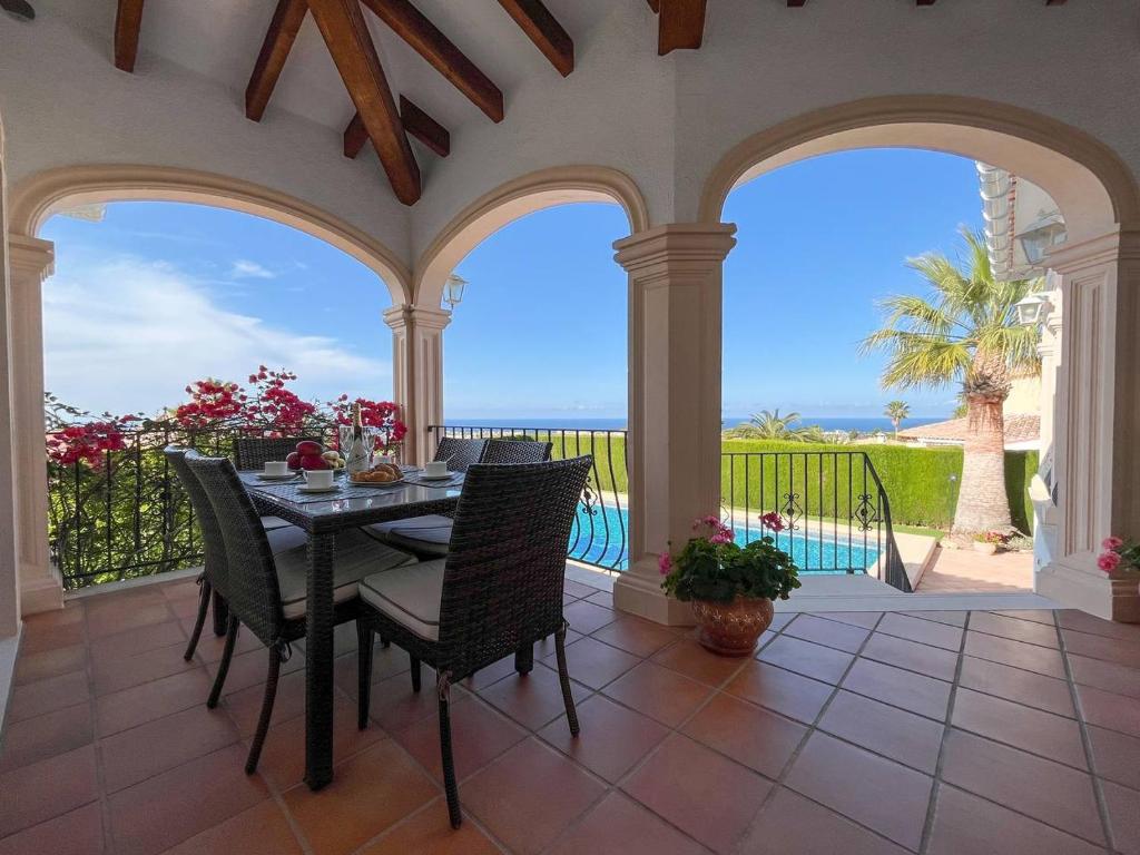 Balkón alebo terasa v ubytovaní Villa El Sueno panoramico
