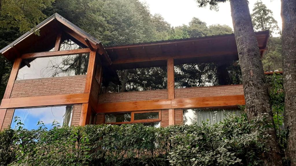 Bygningen som chaletet ligger i