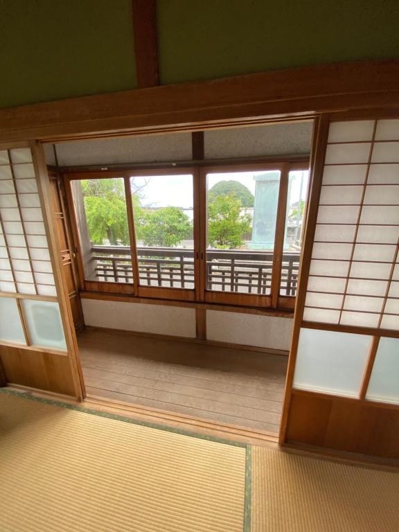 Balkón nebo terasa v ubytování anakashico Hostel Kumano Kodo