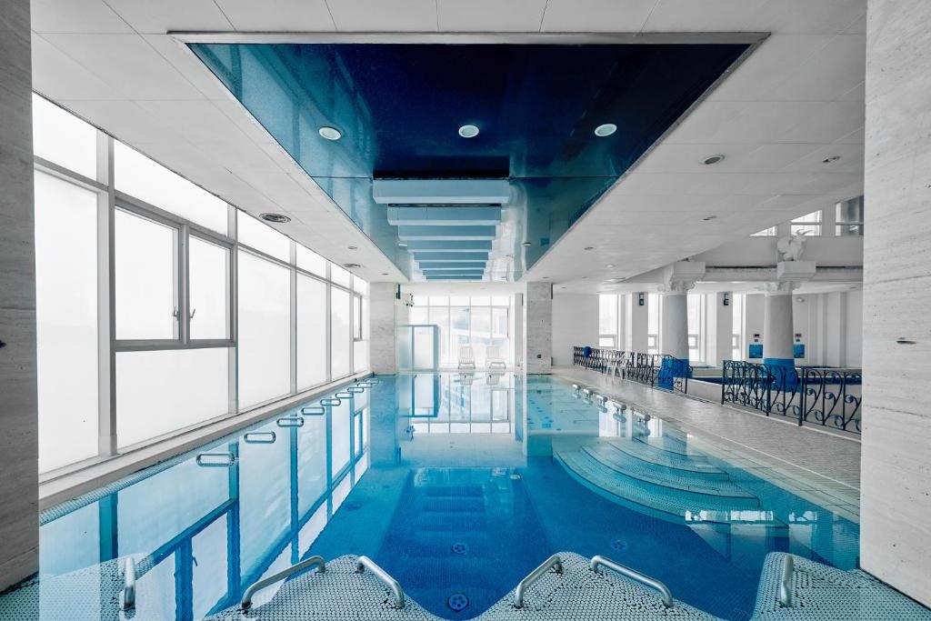 Bazén v ubytování Hotel Aqua Palace nebo v jeho okolí