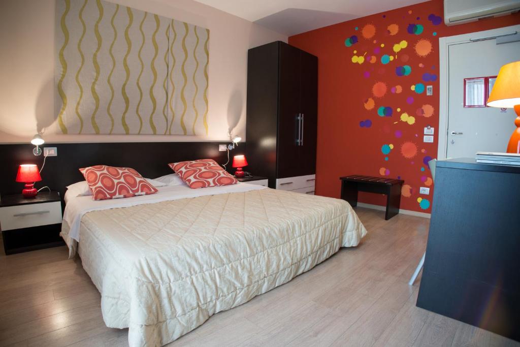 Postel nebo postele na pokoji v ubytování Berghotel