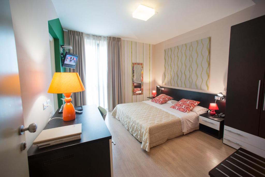 Postel nebo postele na pokoji v ubytování Berghotel