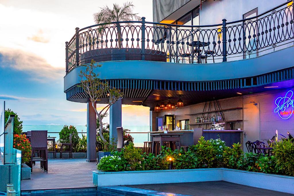 Balkón nebo terasa v ubytování Peninsula Hotel Danang
