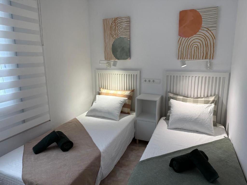 Postel nebo postele na pokoji v ubytování Casa Cullerer