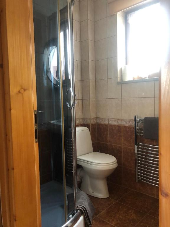 Koupelna v ubytování Zamajerz Nad Zalewem