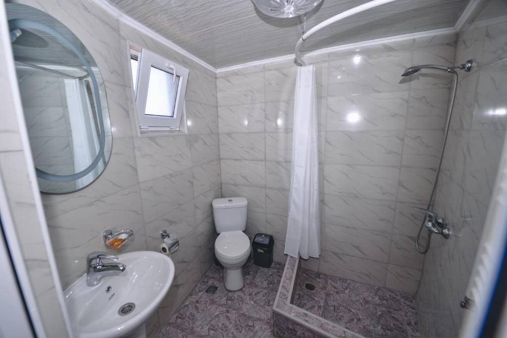 Koupelna v ubytování HOTEL VLADi
