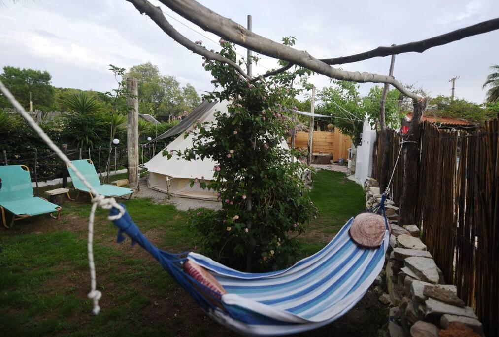 Zahrada ubytování Happy Glamping 2