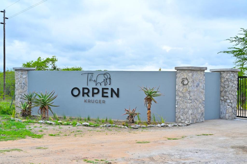 a sign that reads iron open ranger at The Orpen Kruger in Welverdiend