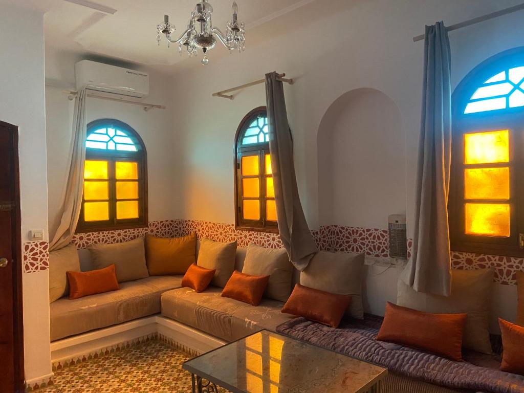 Posezení v ubytování Riad Salt River