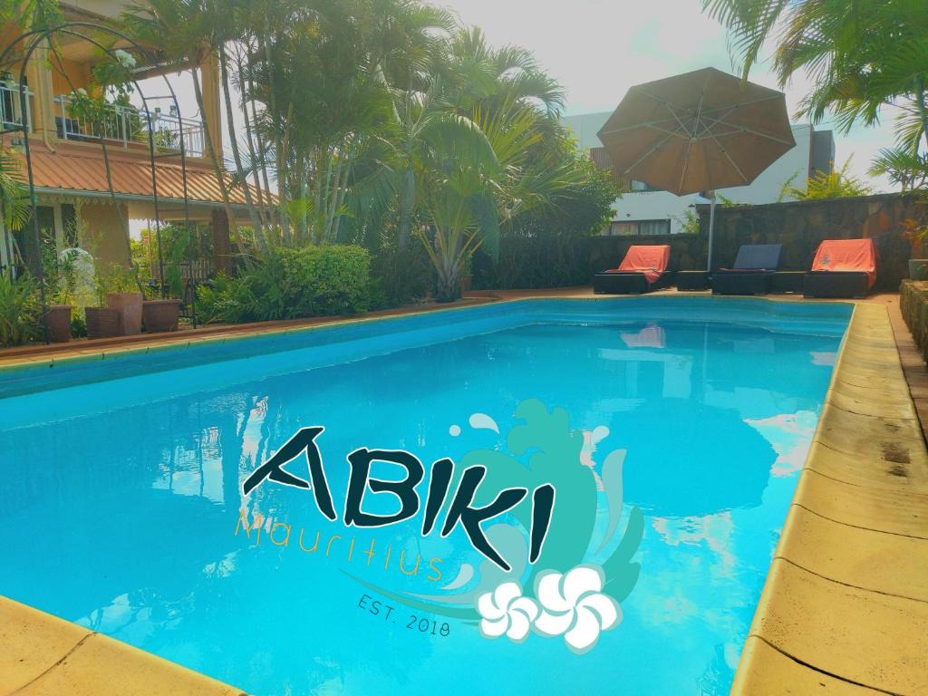 Bazén v ubytování Maya-Abiki Mauritius nebo v jeho okolí