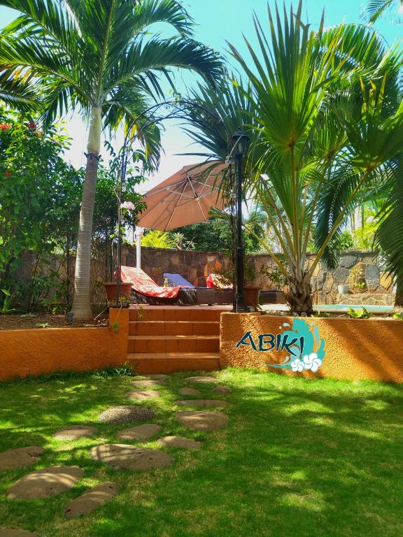 Zahrada ubytování Maya-Abiki Mauritius