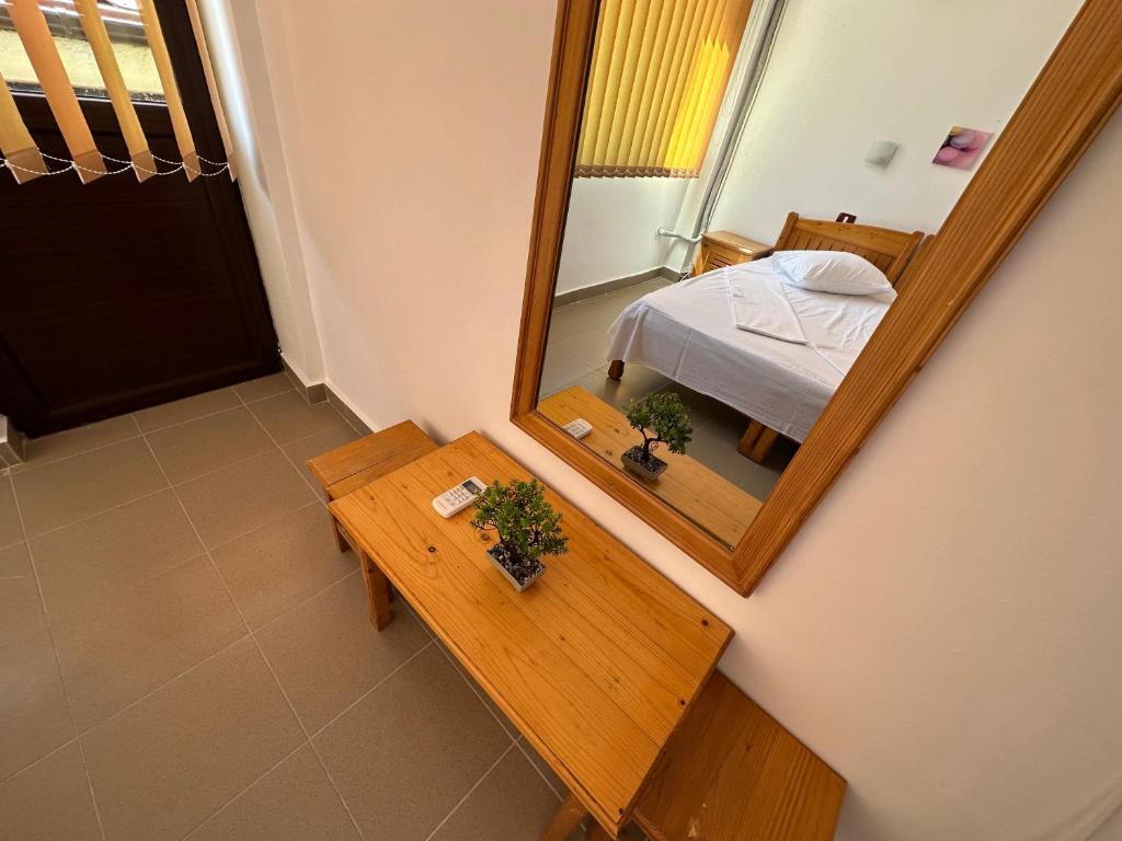 Postel nebo postele na pokoji v ubytování Hostel Stefania