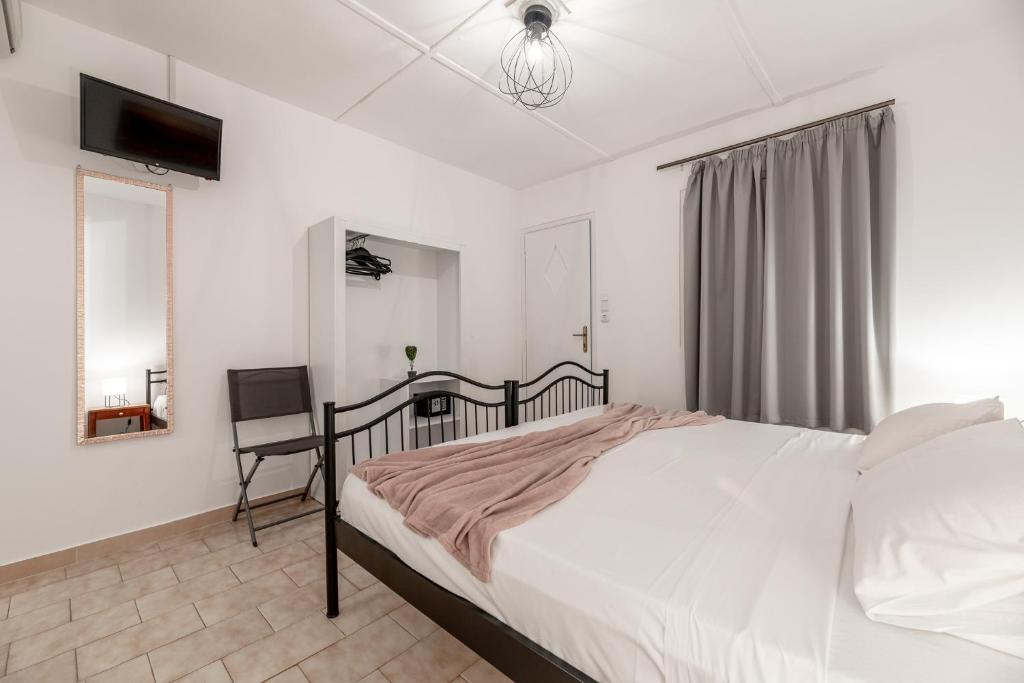 Letto o letti in una camera di Zante Riva Studios