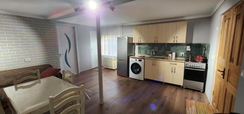 Kuchyň nebo kuchyňský kout v ubytování my home
