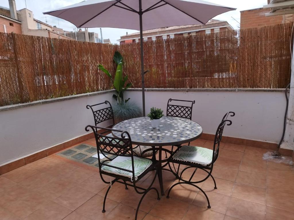 Patio nebo venkovní prostory v ubytování Apartaments IXA