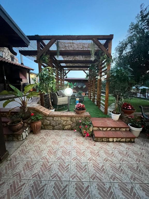 Zahrada ubytování B&B Marino