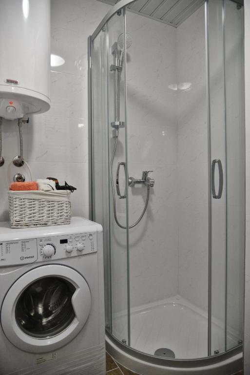 Koupelna v ubytování Apartman Luxor