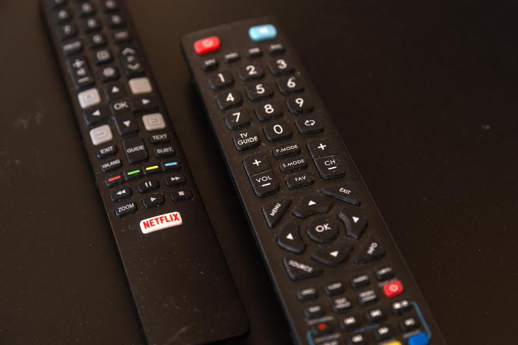 Telewizja i/lub zestaw kina domowego w obiekcie BUQEZ VILLAS - Vanellus Villas