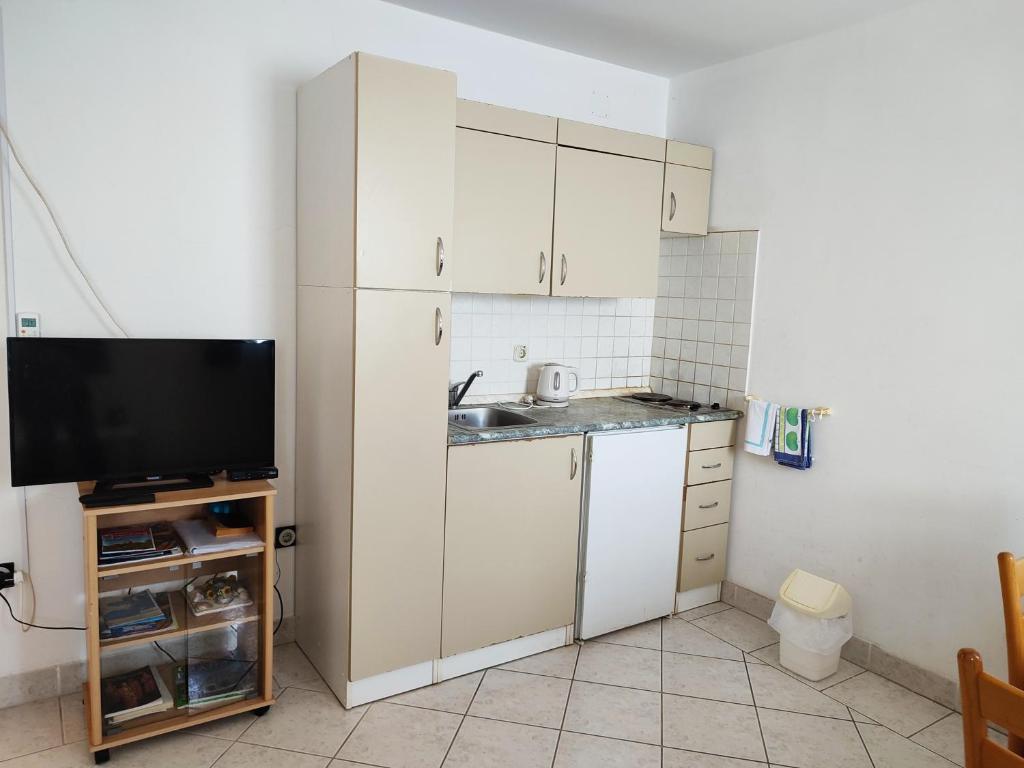 Kuchnia lub aneks kuchenny w obiekcie Apartmani Ela
