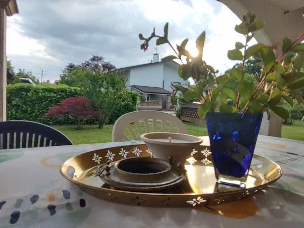 Vonkajšia záhrada v ubytovaní Villa-Giardino "Le None"