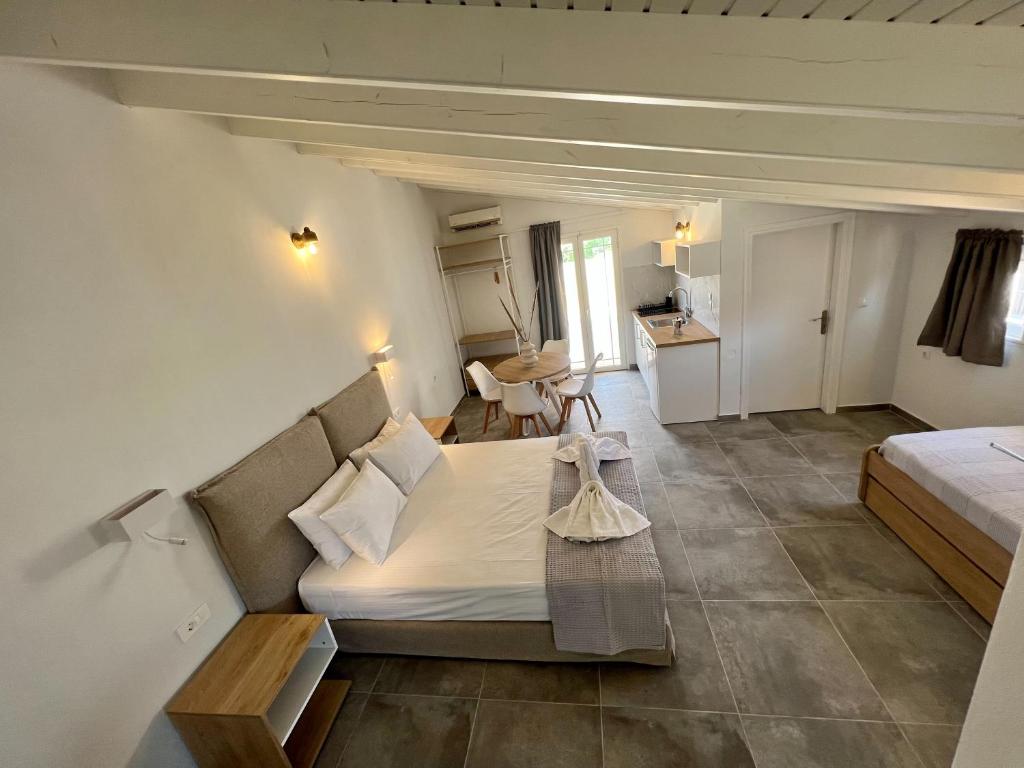 Posezení v ubytování Issos Residence