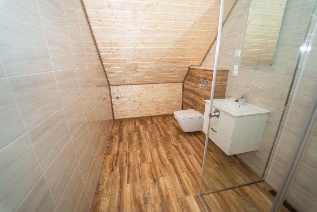 Kúpeľňa v ubytovaní Wilki2