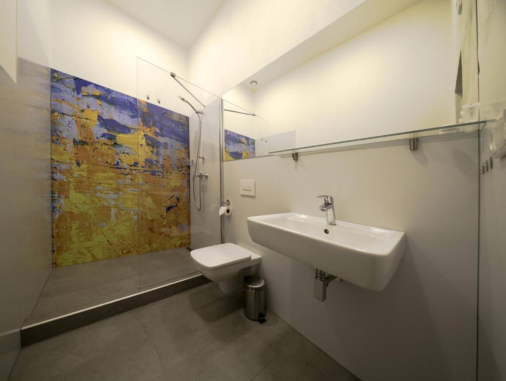 Vannituba majutusasutuses Replay apartmány
