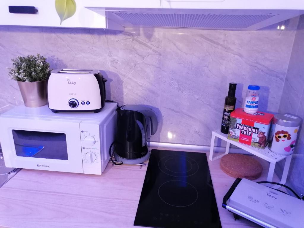 A kitchen or kitchenette at Casagrande Studio