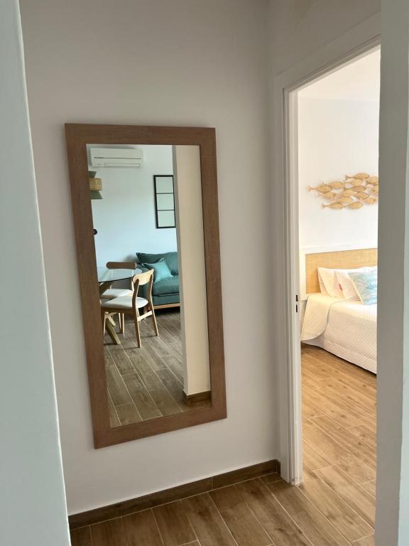 Postel nebo postele na pokoji v ubytování Apartamento en Costamar I, 2ª Planta, 23